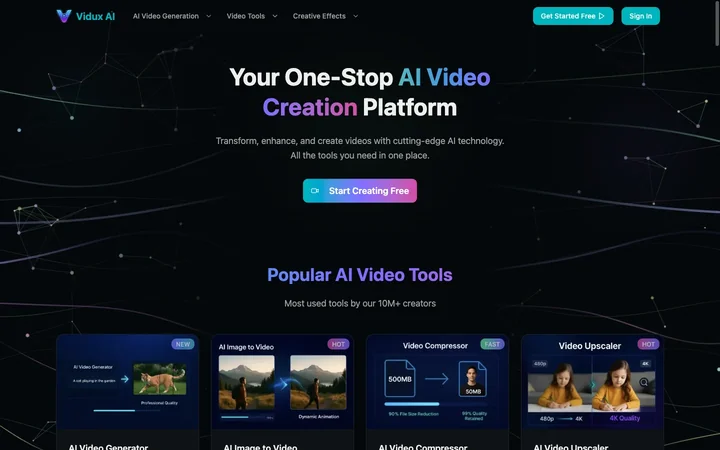 Vidux AI product preview