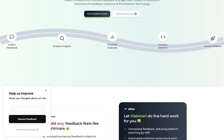 Visionari product preview