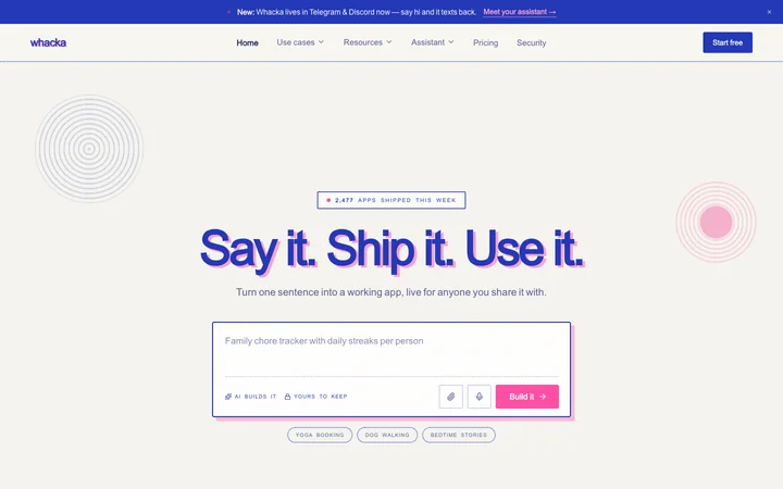 Whacka product preview