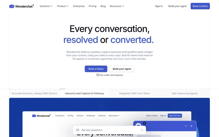 Wonderchat product preview