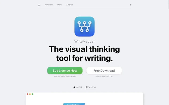 WriteMapper product preview