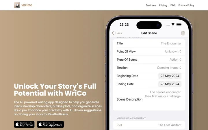 WriCo product preview