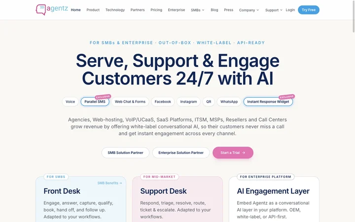 Agentz product preview
