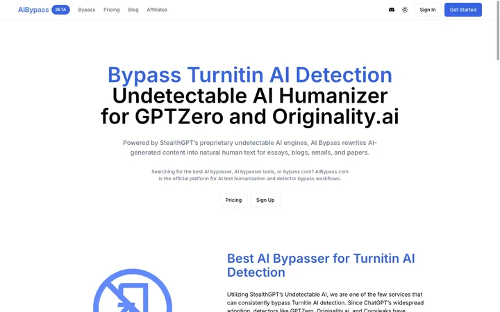 AI Bypass product preview