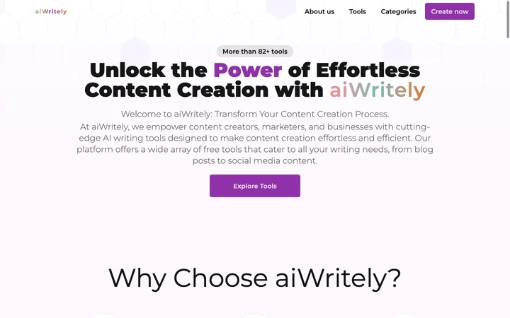 aiWritely product preview