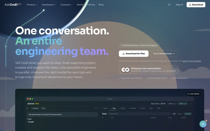 AskCodi product preview