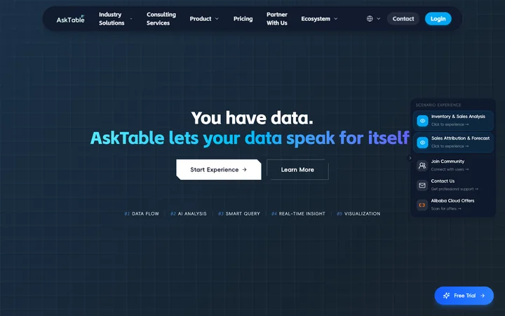 AskTable product preview