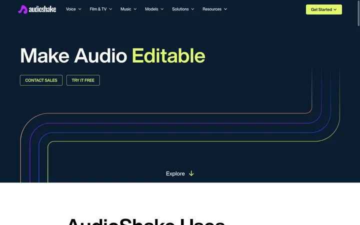 AudioShake product preview