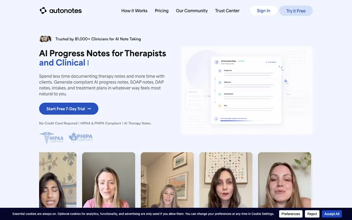 AutoNotes product preview