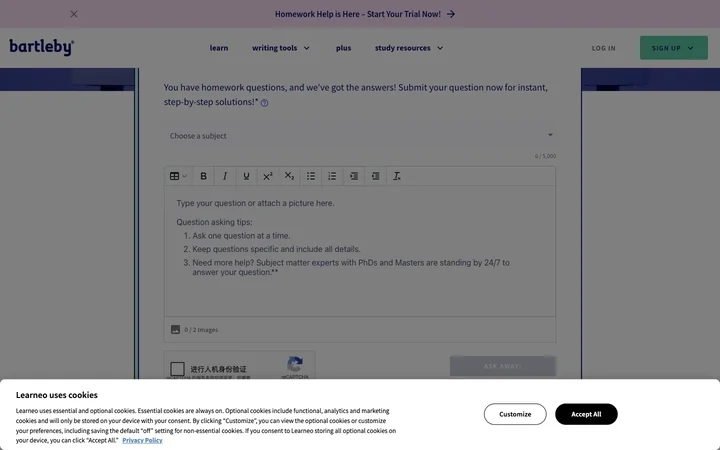 bartleby product preview