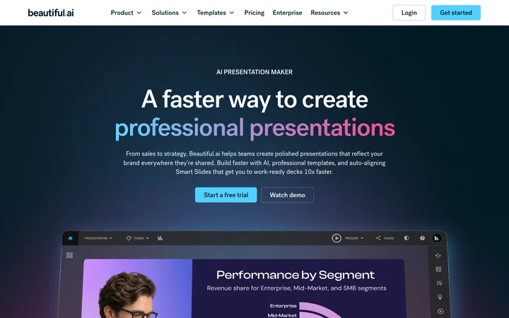 Beautiful.ai product preview