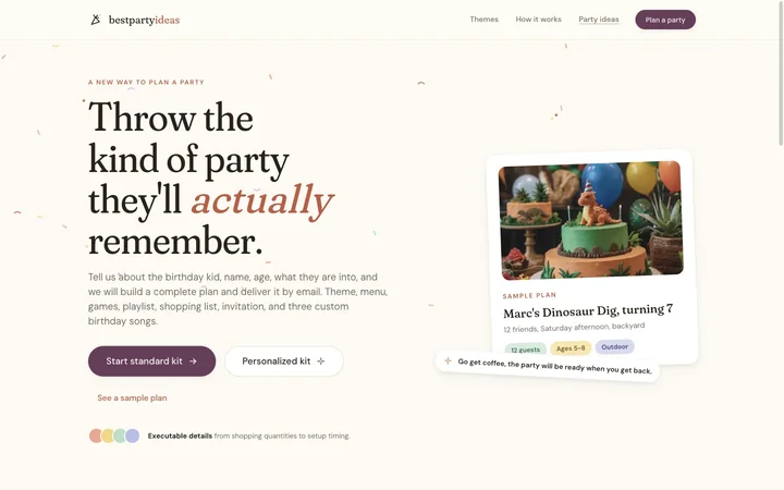 Bestpartyideas product preview