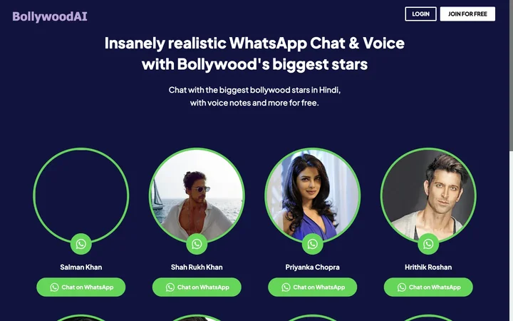 BollywoodAI product preview