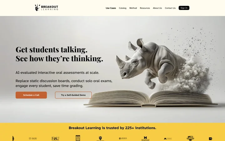 Breakout Learning product preview