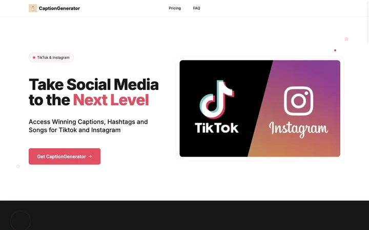 CaptionGenerator product preview
