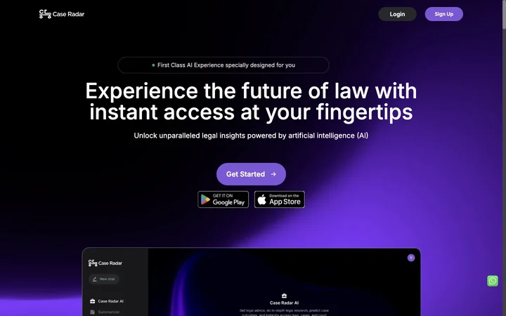 Case Radar product preview
