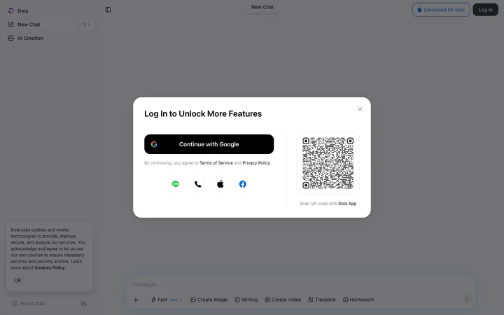 Dola AI product preview