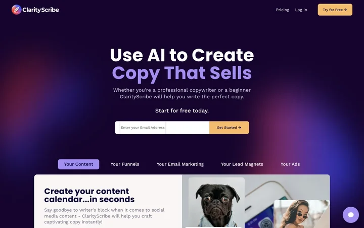 ClarityScribe product preview