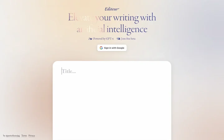 Editeur product preview