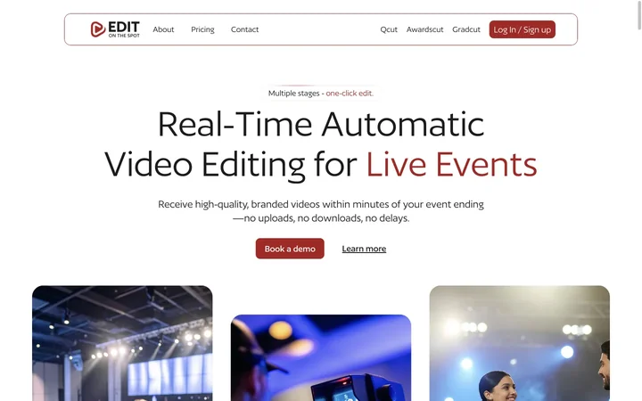 Edit on the Spot product preview