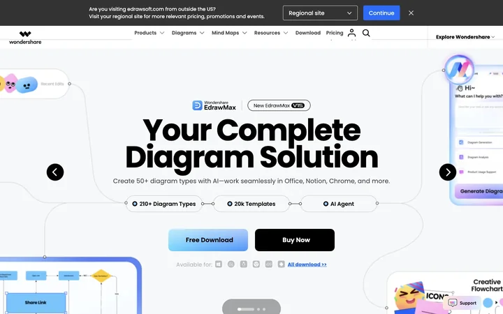 Edraw Software product preview