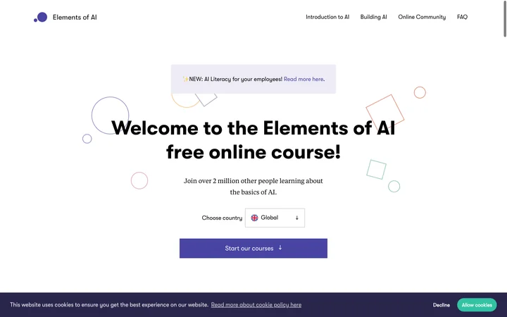 Elements of AI product preview