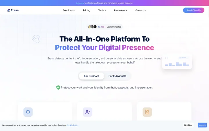 Erasa product preview