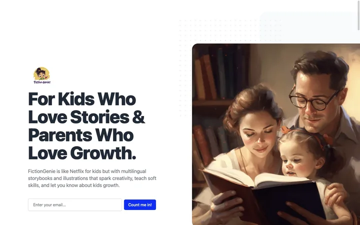 FictionGenie product preview