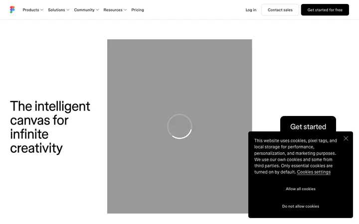Figma product preview