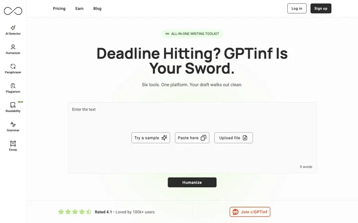 GPTinf product preview