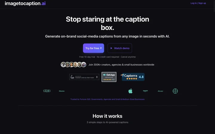 imagetocaption.ai product preview