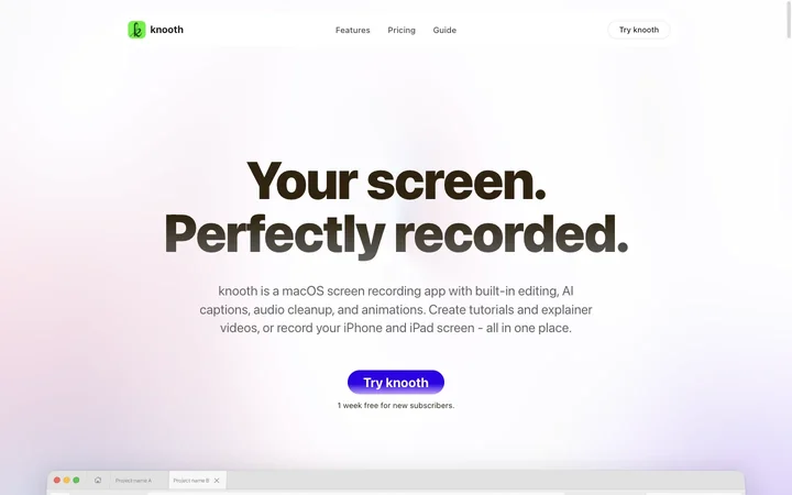 knooth product preview