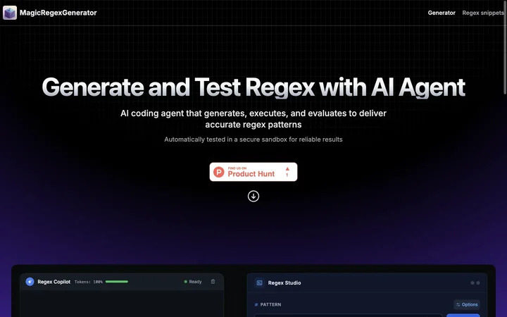 Magic Regex Generator product preview