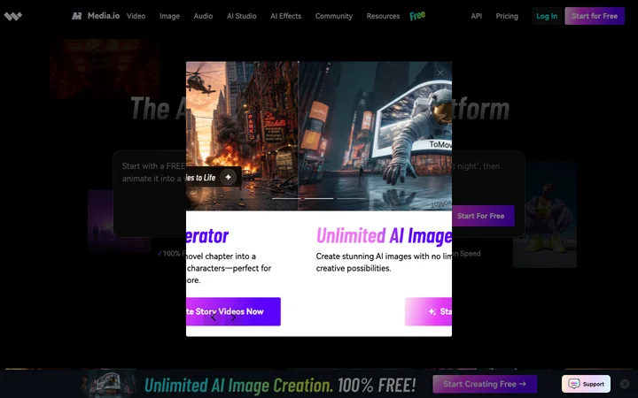 Media.io product preview