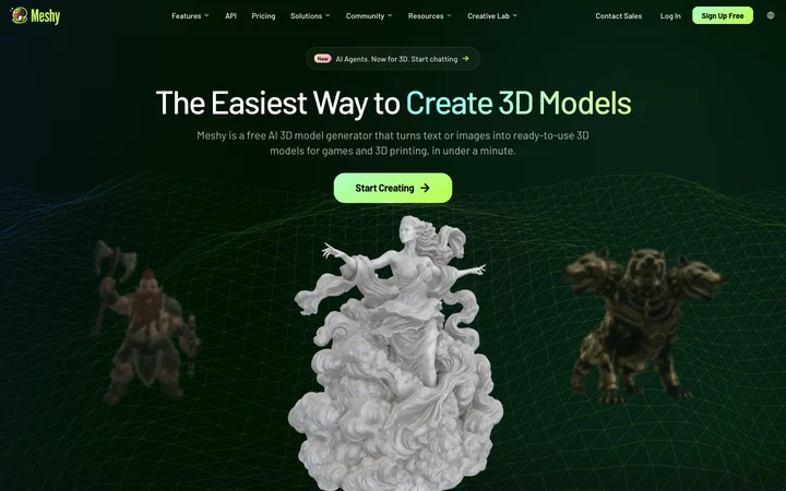 Meshy product preview