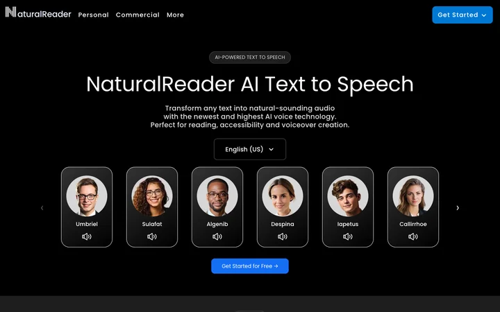 NaturalReader product preview