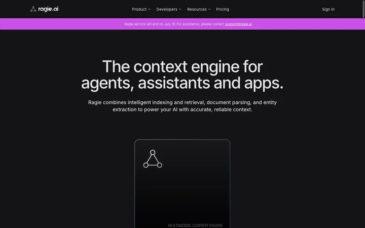 Ragie product preview