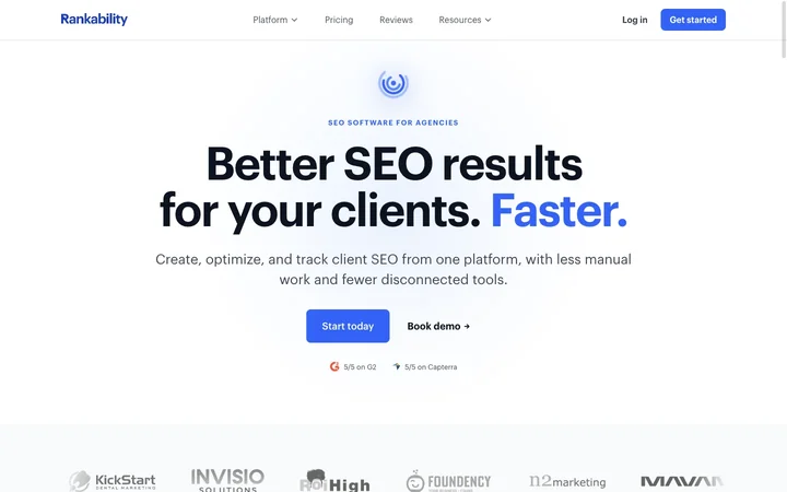 Rankability product preview