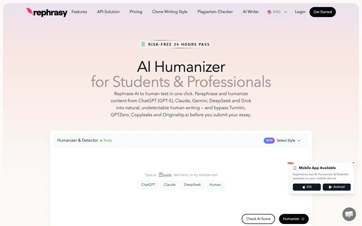 Rephrasy product preview