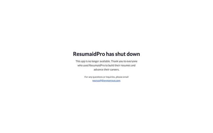 ResumaidPro product preview