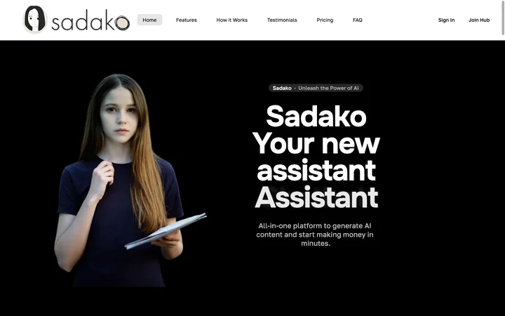 Sadako product preview