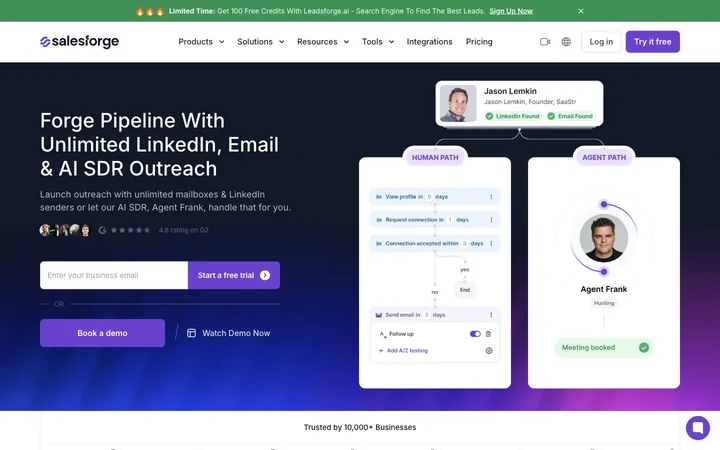 Salesforge product preview
