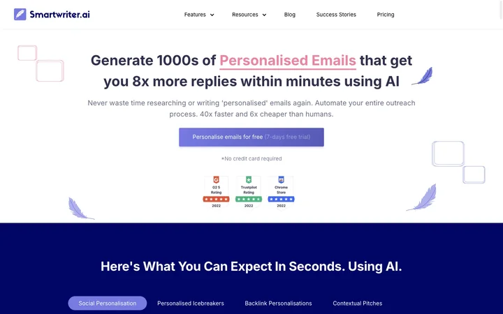 SmartWriter product preview