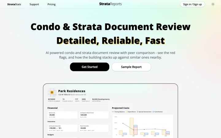 StrataReports product preview