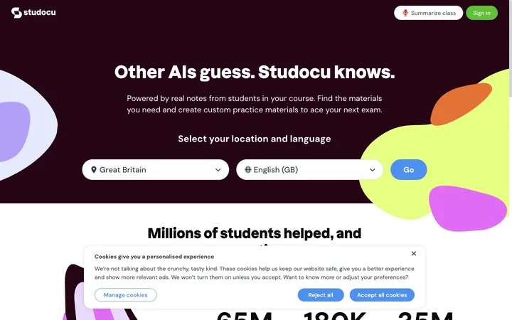 Studocu product preview