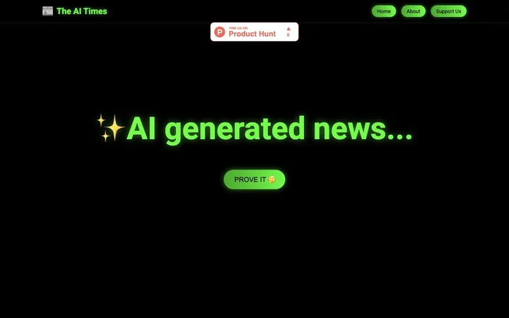 The AI Times product preview