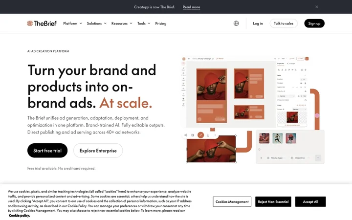 The Brief AI product preview