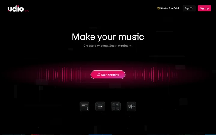 Udio product preview