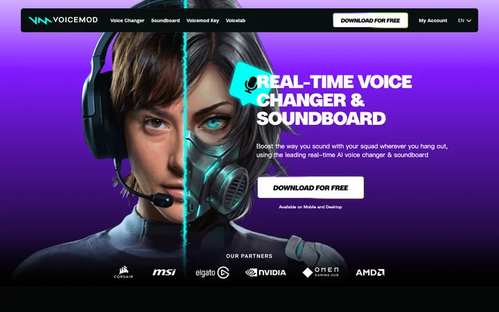Voicemod product preview