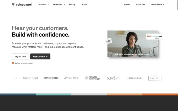 Voicepanel product preview